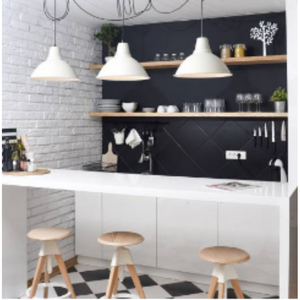 Cozinha moderna pintada de branco